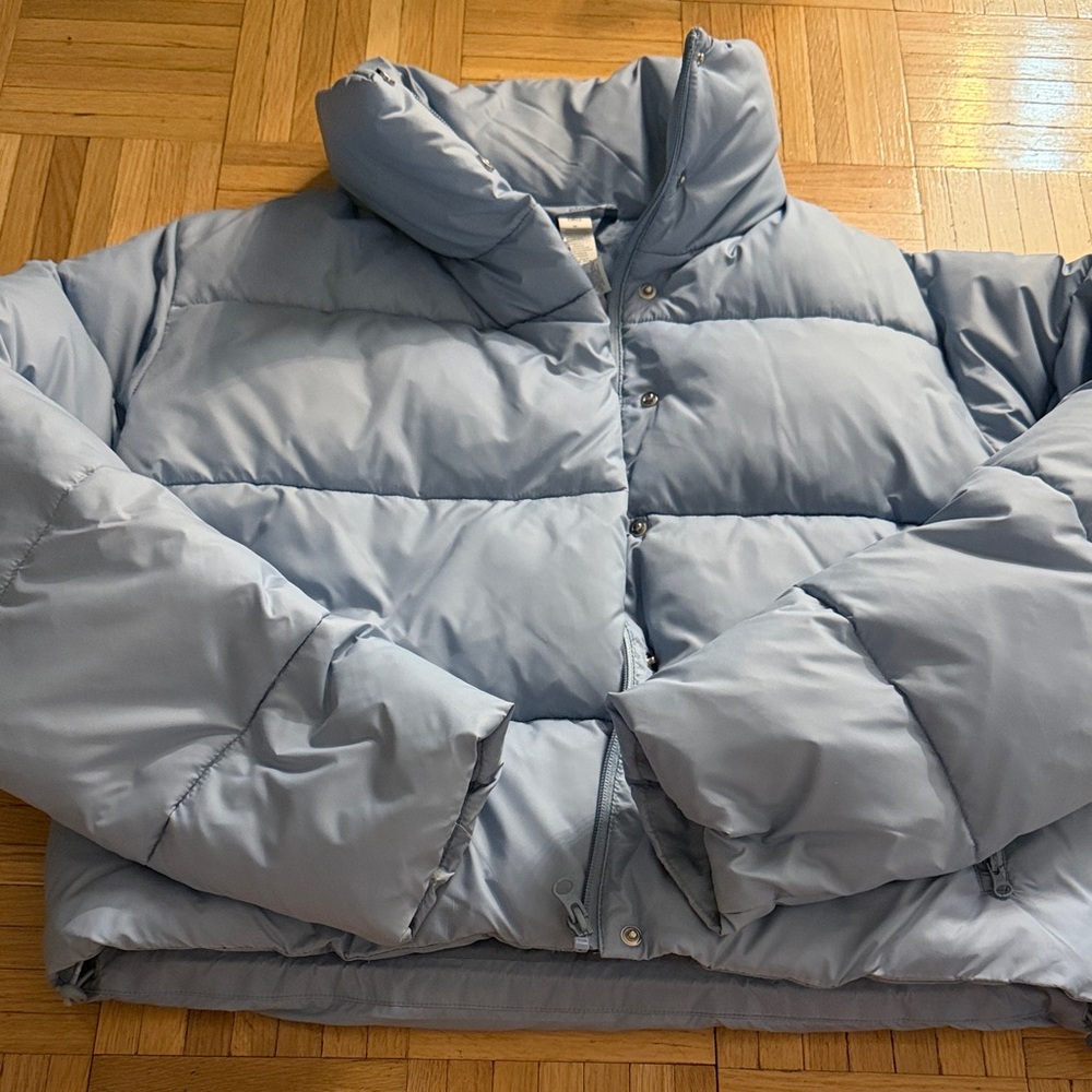 ALO Yoga Sky Blue Puffer Jacket
